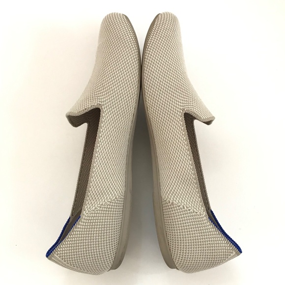 ROTHY’S The Loafer Round Toe Slip On Linen Double Stitch Cream Women's Size 9.5 - Picture 13 of 16